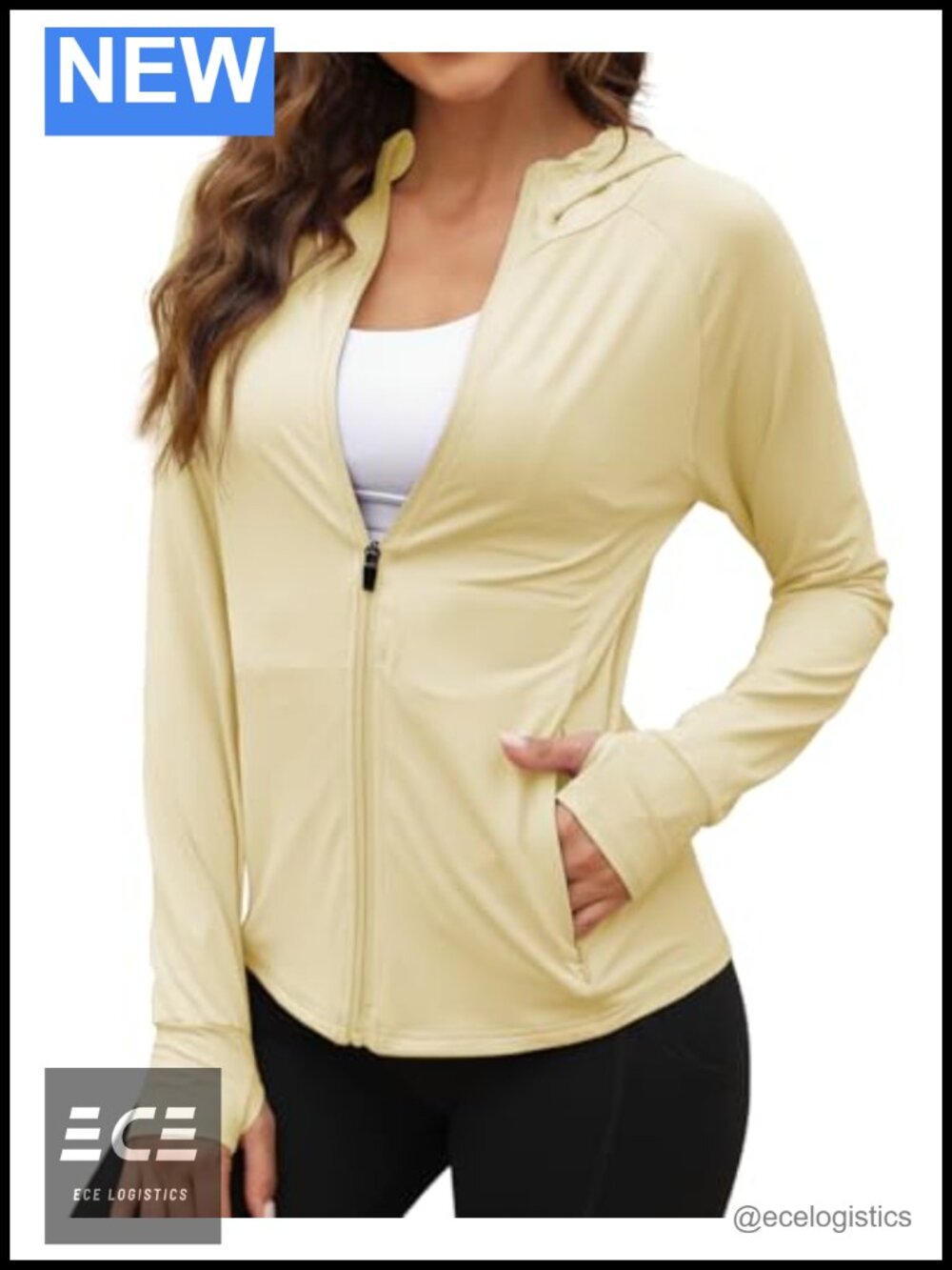 Women's UPF 50+ Sun Protection Hoodie Jacket Lightweight Athletic Zip Up Shirt
